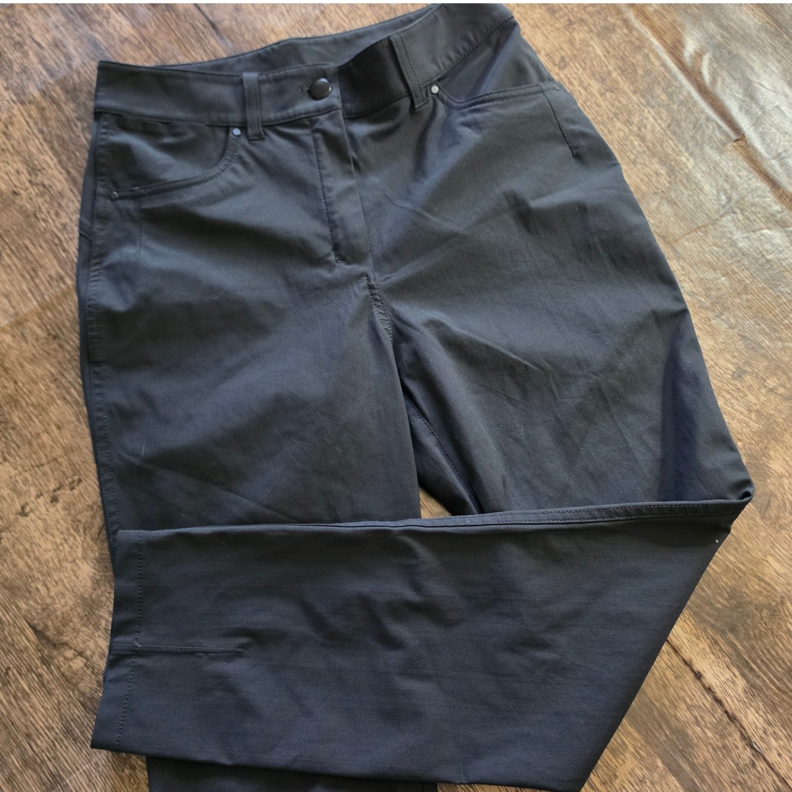 Lululemon City Sleek 5 Pocket Pant Women 6 Black Slim Fit 7/8 Trousers